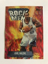 Sharp 1999 Topps Seasons Best Utah Jazz Karl Malone Rock Men Card # SB16