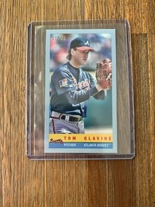 2017 Topps Archives 1959 Bazooka Light Blue 25 /75 Tom Glavine #59B-8 HOF