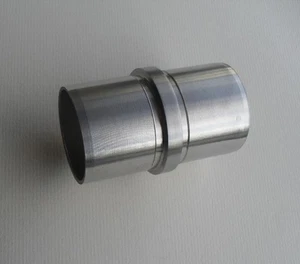 Edelstahl Rohrverbinder 180° für Rund Rohr V2A Bogen VA Rohrsteckwinkel Fitting - Bild 1 von 6