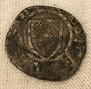 Hn Ferrara Leonello D'Este 1441-50 Farthing Mi BB Rare Mir #235a q286 - Picture 1 of 2