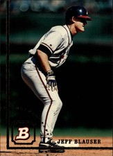 1994 Bowman Atlanta Braves Baseball Card #517 Jeff Blauser