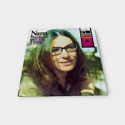 Nana Mouskouri White Rose Of Athens Sung In German Vinyl LP Summit Records 1969 - Image 1 of 4