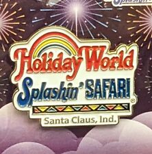Holiday World And Splashin Safari, Santa Claus Indiana, Park Logo Pin