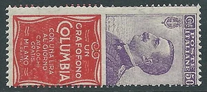 1924-25 REGNO PUBBLICITARI COLUMBIA 50 CENT MNH ** - Y127 - Picture 1 of 1