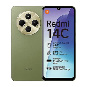 Xiaomi Redmi 14C LTE Smartphone 128 GB Sage Green "Gratis Versand" - Bild 1 von 8