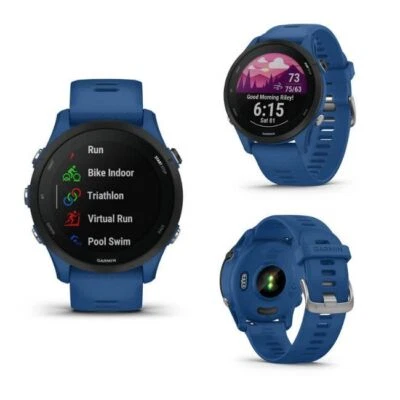 Garmin Forerunner 255 Watch GPS Running Cycling Training Sport Blue 2Y Warranty - Imagen 1 de 4