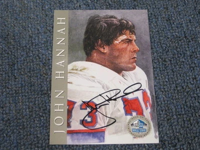 John Hannah Autographed Trading Card Football - Image 1 of 2