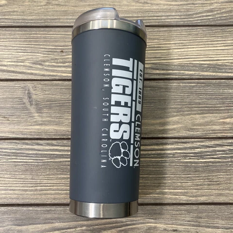 Spirit Products Clemson Tigers Nuevo Brooklyn Travel Tumbler Cup Gift Cover