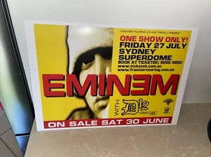 Eminem 2000 Sydney Concert Flyer A4 High Quality Reproduction - Picture 1 of 2