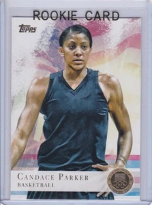 CANDACE PARKER ROOKIE CARD Topps TEAM USA Basket RARA VERSIONE ORO WNBA RC! - Foto 1 di 2