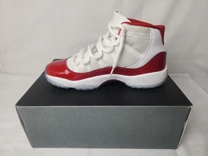 Authentic Nike Air Jordan 11 Retro Cherry GS Size US 6Y - 24cm - Picture 1 of 10