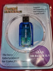 Soundkarte USB Stick Audio Adapter Virtual 5.1 CH Surround Soundeffekt PC Neu - Bild 1 von 2