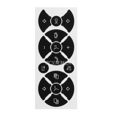 Ajuste para Mercedes Benz E350 E250 2007-2014 Volante Coche Botón Calcomanías Borde Foto 1 de 4