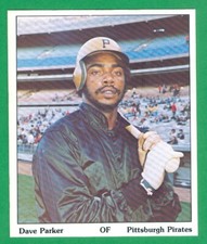 1975 SSPC PUZZLE BACK DAVE PARKER  PITTSBURGH PIRATES   NM