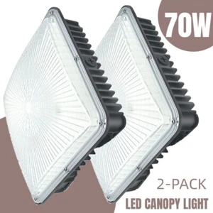 (70Watt) LED Canopy Light,8400 Lumens,110-130V AC, IP65 Waterproof 5500K White - Picture 1 of 10