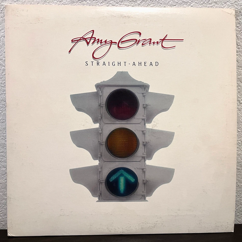 AMY GRANT - Straight Ahead (Myrrh) - 12" Vinyl Record LP - VG - Image 1 of 3