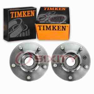 2 pc Timken Front Wheel Bearing Hub Assembly for 2003-2005 Chevrolet Venture ab
