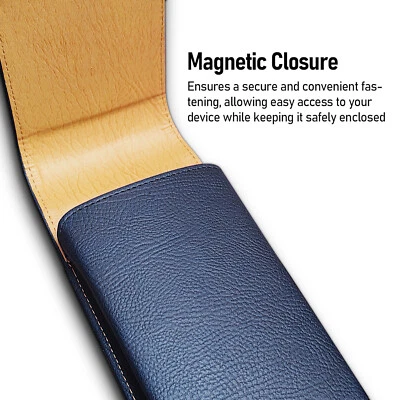 Horizontal Leather Pouch Holder Belt Clip Case For Apple iPhone 14/Pro /Pro Max - Image 1 of 4