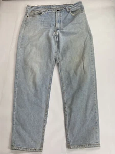 Vintage Levis 550 Jeans Made in USA Mens Straight Leg. 38 x 33 Light Wash - Picture 1 of 9