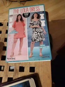 SIMPLY NÄHEN "THE LOLA KLEID" UK GR. 4 - 28 NEU - Bild 1 von 2