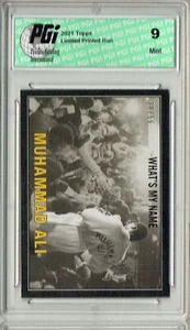 PGI 9 Rare Muhammad Ali 2021 Topps #19 Black SP #30/56 Trading Card - Picture 1 of 1