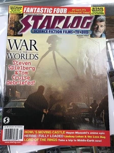 Starlog Magazin August 2005 #337 Krieg der Welten Cover - Bild 1 von 10