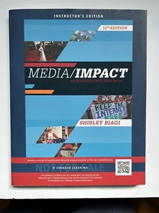Media/Impact An Introduction to Mass Media,  Biagi 12th Edition New Free Ship - Imagen 1 de 1