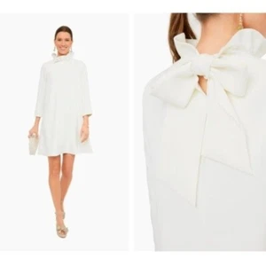Biesen | NEU Elfenbein Daphne Preppy Fliege 3/4 Ärmel Minikleid Größe XL - Bild 1 von 10