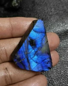 66 Carat Natural Blue Labradorite Unpolished Slices For Specimen - Picture 1 of 2