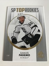 NHL Card,Samuel Fagemo,SP Top Rookies,SP Authentic 2022-23,Kings