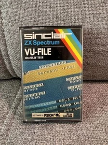 Sinclair ZX Spectrum 48K Software "VU-FILE / Gazetteer" von PSION - Bild 1 von 2