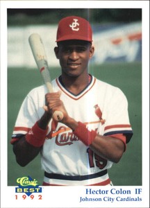 1992 Johnson City Cardinals Classic/Best #22 Hector Colon