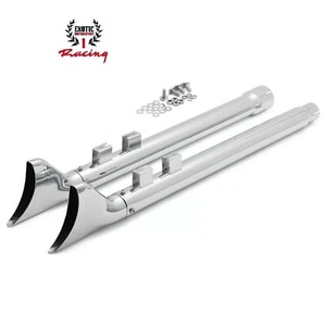 33" Fishtail Slip on Exhaust Pipe Muffler for Harley Electra Glide Touring 17-22 - Picture 1 of 11