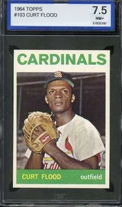 1964 TOPPS #103 CURT FLOOD ISA 7.5 CARDINALS  *ADT5230 - Bild 1 von 2