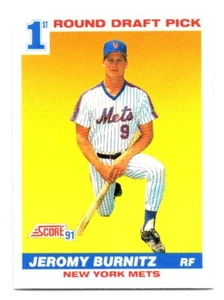 1991 Score #380 Jeromy Burnitz - Picture 1 of 2