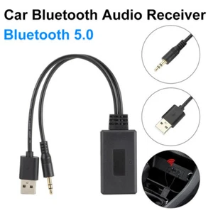 USB 3.5mm Jack Bluetooth5.0 Receiver Adapter Stereo CD Audio For Car AUX Speaker - Picture 1 of 11