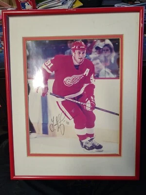 Foto 8x10 firmada autografiada por Sergei Fedorov de Detroit Red Wings  Foto 1 de 2