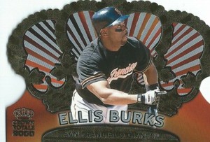 2000 Pacific Crown Royale Red #124 Ellis Burks SF Giants  Baseball Card