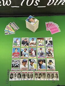 1979 Topps Baseball (250) Card Lot w/ HOF, Stars, Prospects & Checklists -EX/EX+