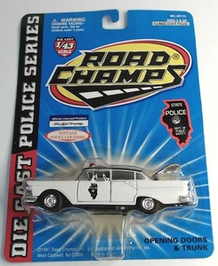 1/43 Scale Road Champs Illinois State Police Car Ford Fairlane - Picture 1 of 2