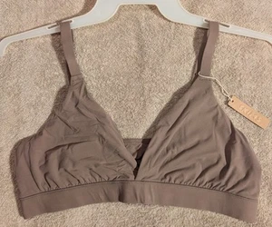 Skims New 2XL Triangle Bra No Padding Wirefree Color Umber Or Light Brown - Picture 1 of 3