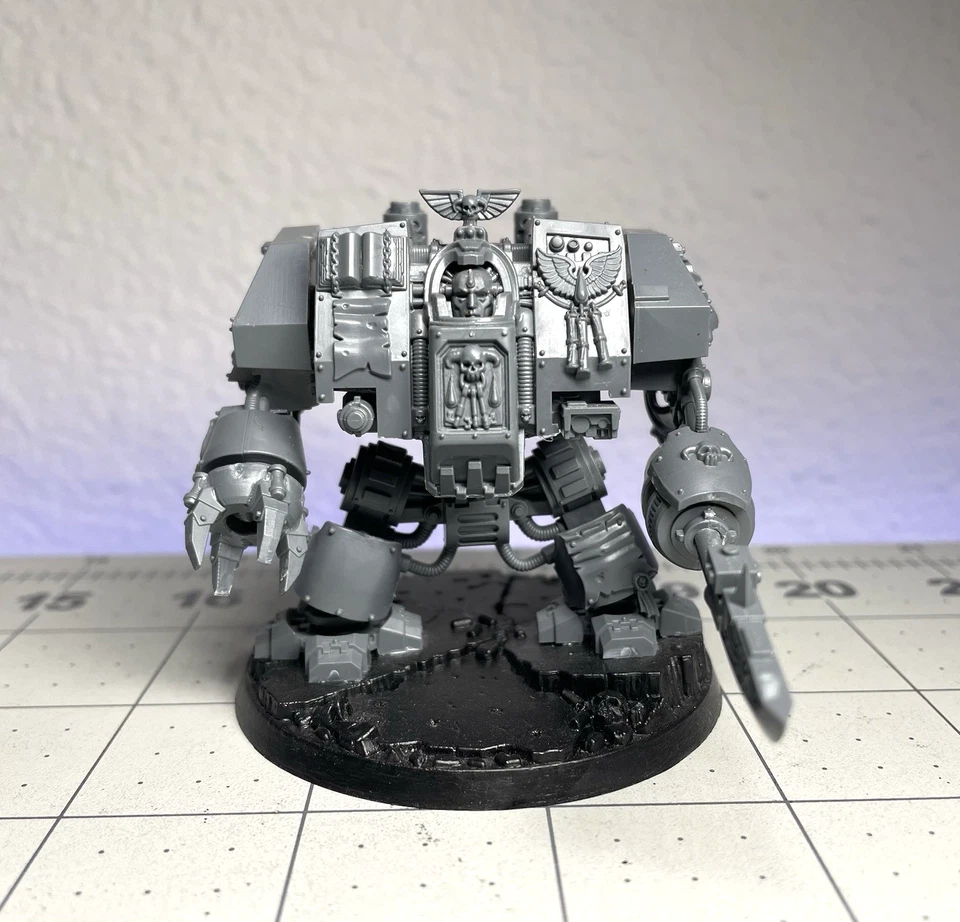 OOP Librarian Dreadnought Blood Angels Warhammer 40k Space Marines GW Citadel - Image 1 of 4