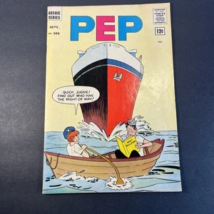 VINTAGE PEP COMICS ARCHIE JUGHEAD COMIC BOOK SEPT 165 1963 ARCHIE SERIES - Picture 1 of 24