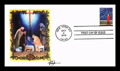 SELLOS DR JIM CUBIERTA DE ESTADOS UNIDOS VENTANAS DE VACACIONES VELA FDC BOB EMRICK AFDCS CACHÉT Foto 1 de 2