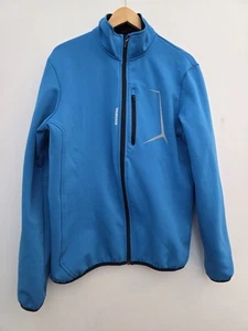 Rossignol Polyester Wind Rain Jacket Pool Blue size LARGE USED CONDITION - Picture 1 of 13