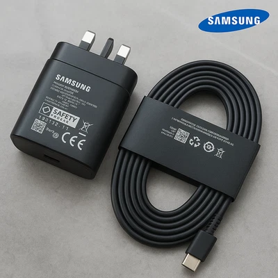 Samsung Galaxy Official 45W Super Fast Charger 2.0 with USB-C to C Data Cable - Image 1 of 4