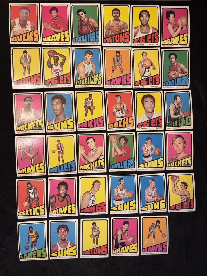 1972-73 Topps Basketball (73) Vintage Card Lot Partial Set In Complete - Image 1 of 3