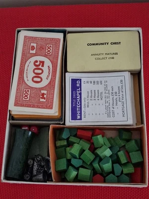 Vintage 1936 Classic Monopoly UK No Board Complete Otherwise - Image 1 of 4