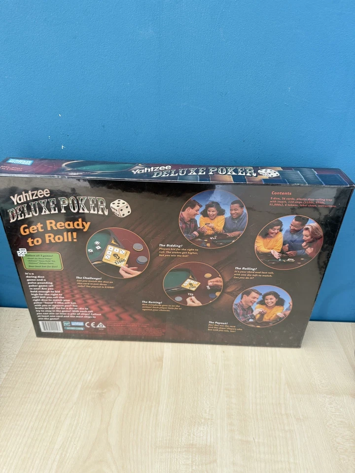 Yahtzee Deluxe Poker 2005 Board Game Sealed Brand New Adult Casino - Image 1 of 3