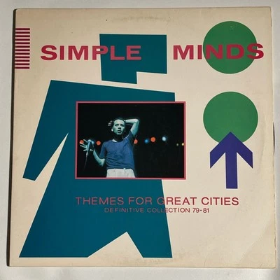 Simple Minds - Themes For Great Cities (Definitive Collection 79-81) US Stiff LP - Image 1 of 4